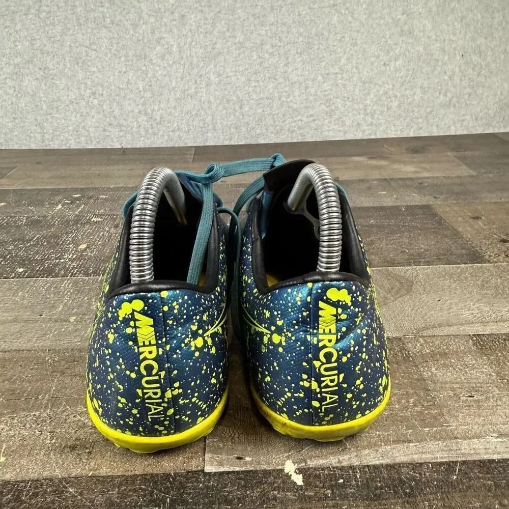 Nike Mercurial Size 5Y Victory TF Turf Soccer Cleat 651646-440 Squadron Blue